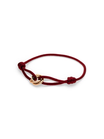 s.Oliver Armband Twisted in dunkelrot