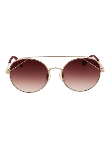 Police Frauen Sonnenbrille Rund Gold