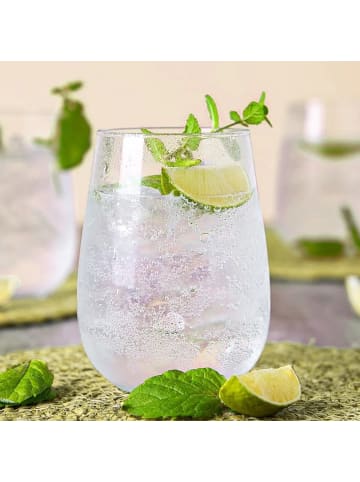 COFI 1453 LAV Gaia 3 teiliges Gläser-Set, 590 ml, elegantes Design in Transparent
