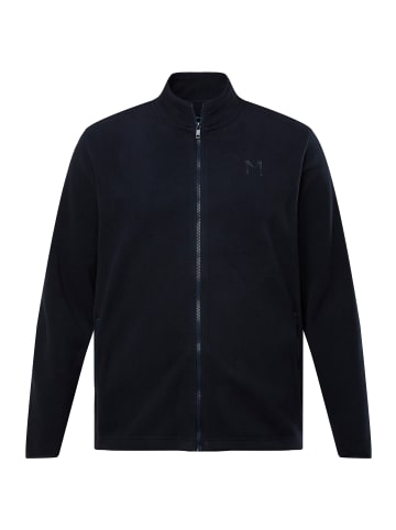 Men Plus Fleecejacke in navy blau