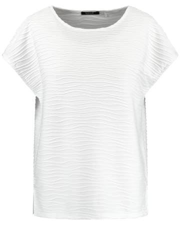 TAIFUN T-Shirt Kurzarm Rundhals in White