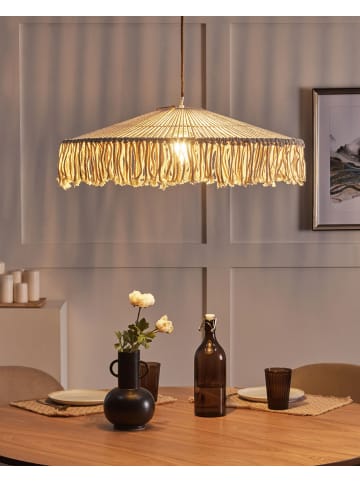 Beliani Pendelleuchten AKOBO in Beige - (W) 60 x (H) 15 x (L) 60 cm