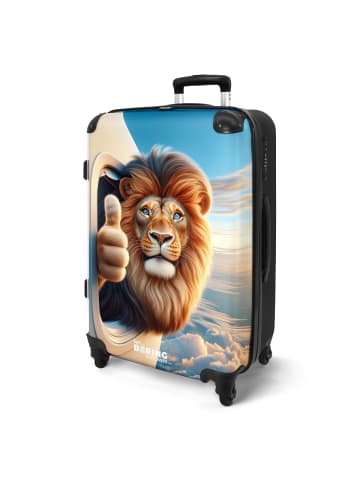 NoBoringSuitCases Suitcase, Koffer, Reisekoffer Löwe