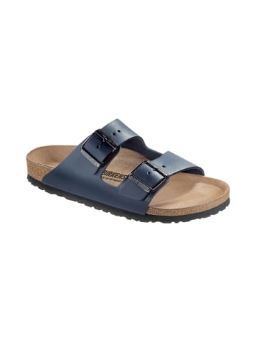 Birkenstock Pantoletten Arizona Naturleder in Blau