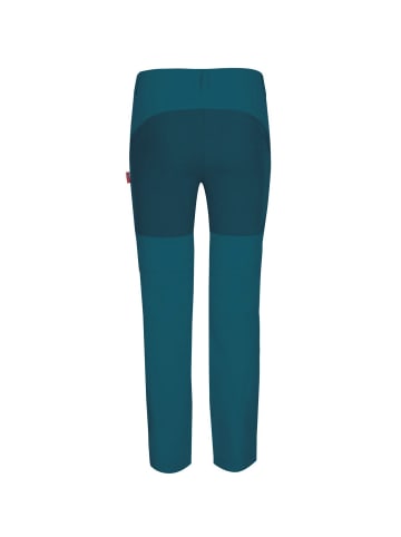 Trollkids Trekking Hose Zip Off "Nordfjord" in Teal-Grün