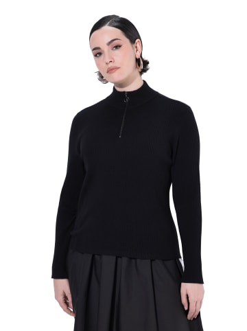 Ulla Popken Pullover in schwarz