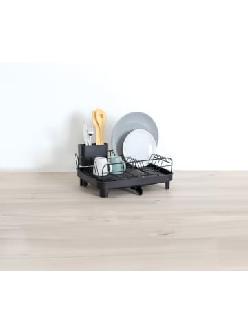 5five Simply Smart Geschirrabtropfständer BLACK EDITION in Schwarz, (B) 41,2 x (H) 17 x (L) 52,5 cm