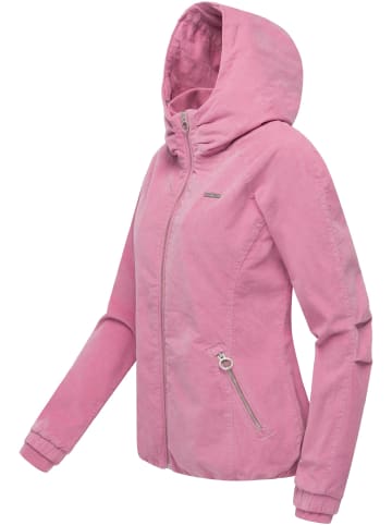 ragwear Bomberjacke Dizzie Cordy YOUMODO in Dusty Rose
