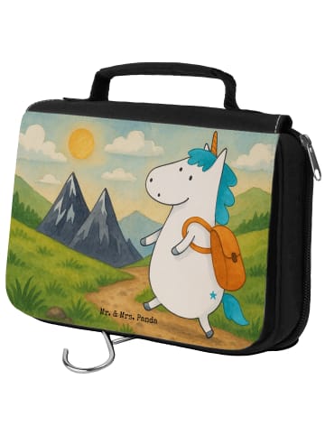 Mr. & Mrs. Panda Kosmetiktasche Einhorn Bergsteiger Design ohne ... in Weiß