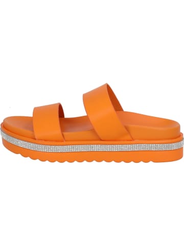 palado Plateau-Pantoletten in orange strass