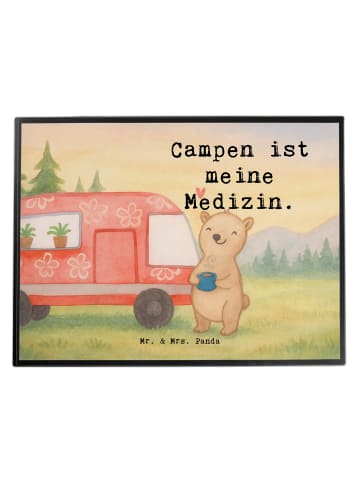 Mr. & Mrs. Panda Schreibunterlage Bär Camper Design mit Spruch in Weiß