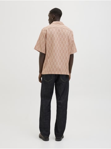 Jack & Jones Hawaii-Hemd in Bombay Brown