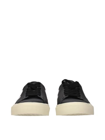 Veja Schwarz Leder Low Top Sneaker
