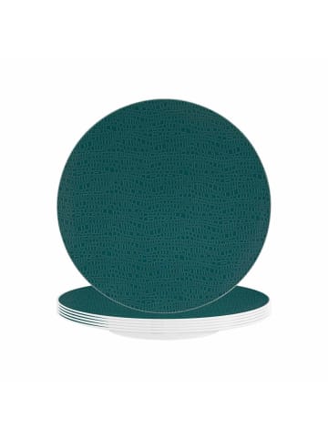 Seltmann Weiden 6er Set Frühstücksteller Life Fashion in Trendy Petrol ø 22,5 cm