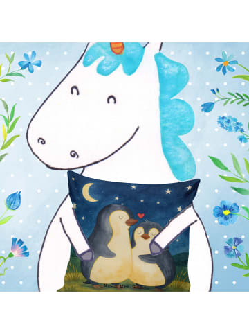 Mr. & Mrs. Panda 40x40 kissen Pinguine Einschlafen Design ohne S... in Weiß