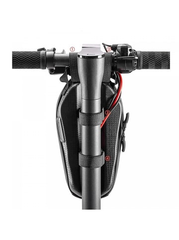 Rockbros Tasche den Lenker eines Fahrrads, Rollers 1,3L Schwarz in Schwarz
