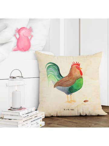 Mr. & Mrs. Panda Deko Kissen Hahn Korn ohne Spruch in Vintage