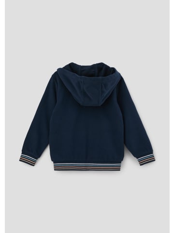 s.Oliver Sweatshirt Jacke langarm in Blau