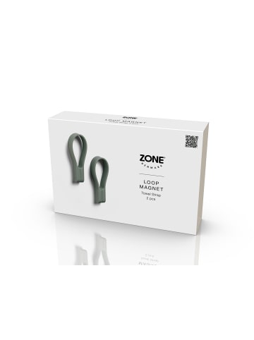 Zone Denmark Handtuchhalter Loop magnet in Olive green