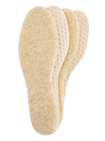 Bama Group Einlegesohle Wollsohle 2er Pack - reine Wolle in beige