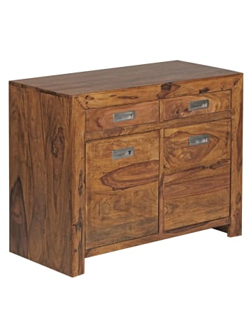 KADIMA DESIGN Sideboard | Sheesham, 90cm, 2 Schubladen, 2 Türen