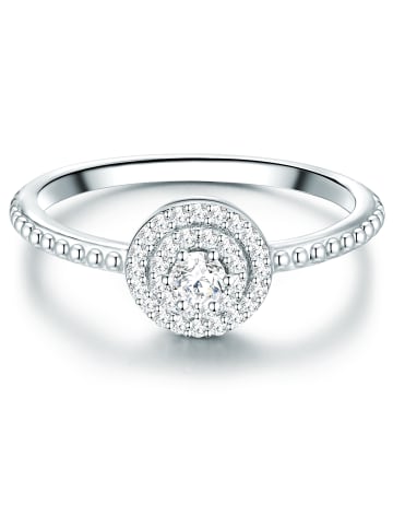 Trilani Ring aus Sterling Silber mit Zirkonia in silber