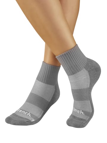 Bench Kurzsocken in 2x weiß, 2x schwarz, 2x grau meliert