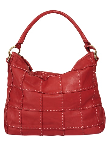 Samantha Look Shopper echt Leder in rot