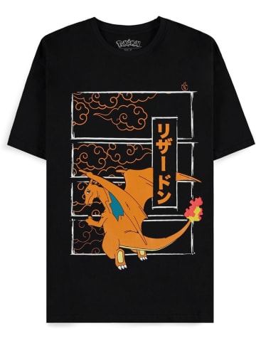 Pokémon T-Shirt "Pokémon - Charizard Men's Short Sleeved T-shirt" in Schwarz