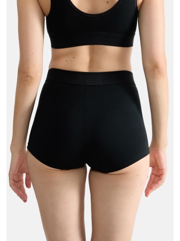 Sloggi Short Slip Double Comfort T in Schwarz / weiß