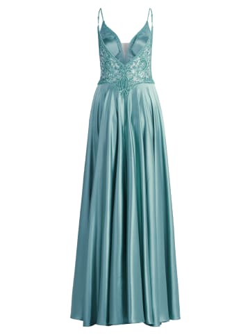 Vera Mont Abendkleid mit Placement in Bright Jade