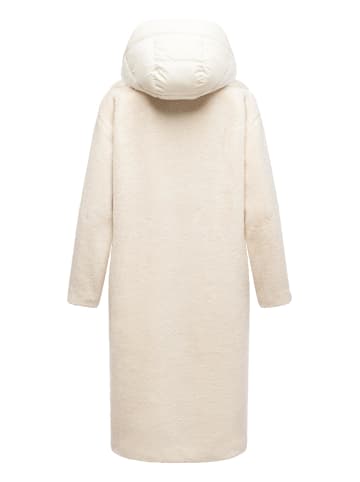 Navahoo Wintermantel Teddyzauber 14 in Off White
