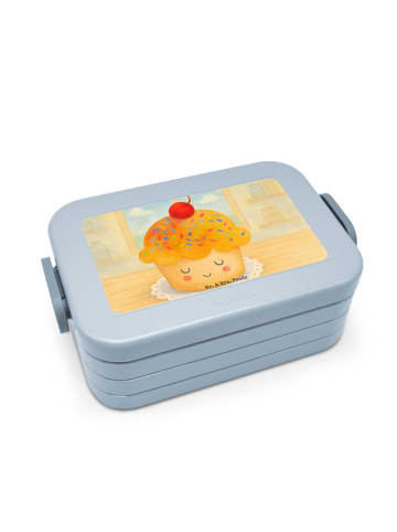 Mr. & Mrs. Panda Bento Box Cupcake Design ohne Spruch in Blau Pastell