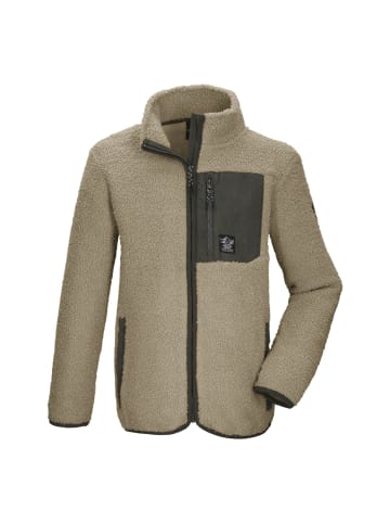 Killtec Sherpajacke mit Stehkragen in Beige8012