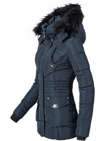 Marikoo Steppjacke Vanilla in Blau