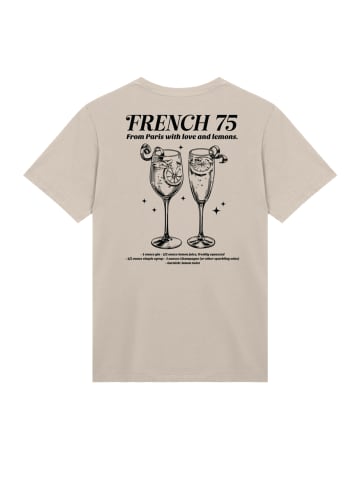 F4NT4STIC T-Shirt French 75 From Paris With Love in sand