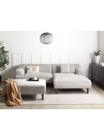 Beliani 2-tlg Ecksofa HOLT in Grau/Braun linksseitig