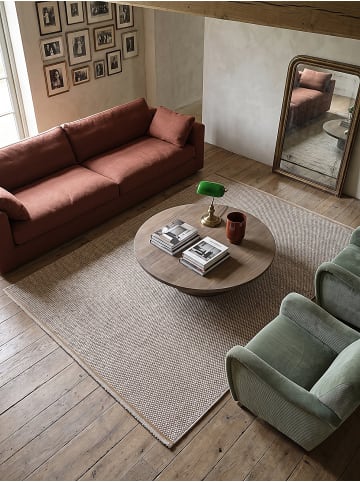 KADIMA DESIGN Kurzflorteppich Uni pflegeleicht Wohnzimmer Schlafzimmer Flur Esszimmer in Beige