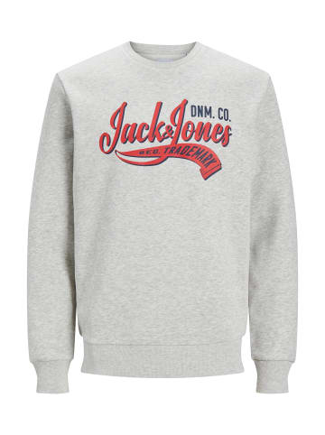 Jack & Jones Sweatshirt 'Logo 2 Col SS24' in weiß