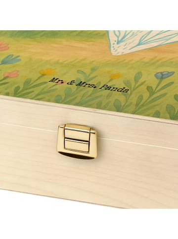 Mr. & Mrs. Panda Teebox Holz Mäuse Herz Design ohne Spruch in Weiß