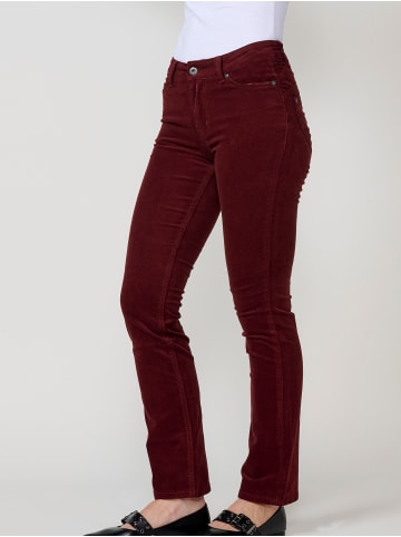 KOROSHI Normale Push-up-Micropana-Damenhose in braun