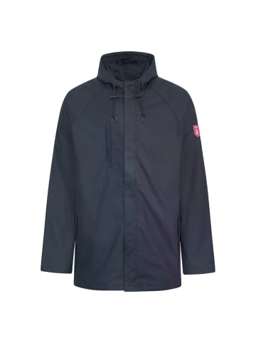 Derbe Regenjacke Plain in navy