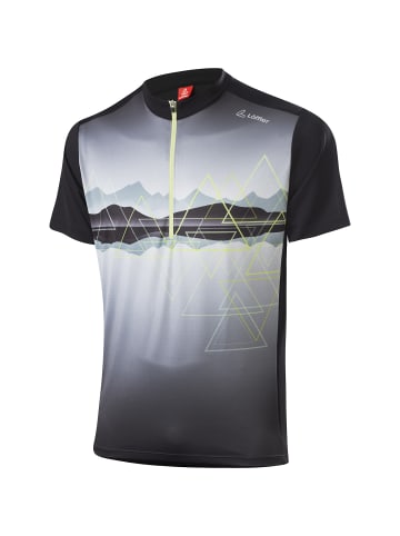 Löffler Bikeshirt HZ Peaks in Schwarz