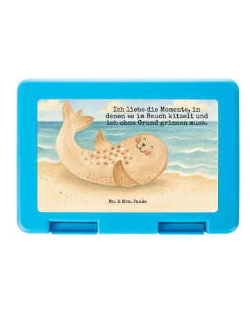 Mr. & Mrs. Panda Lunchbox Robbe Liegen Design mit Spruch in Weiß