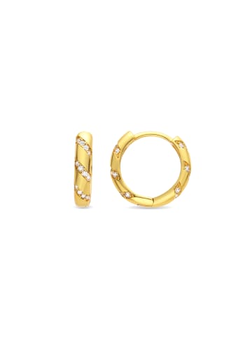 Luxenter Ohrringe Lionvi mit 18 Karat Gelbgold-Finish – LIONVI