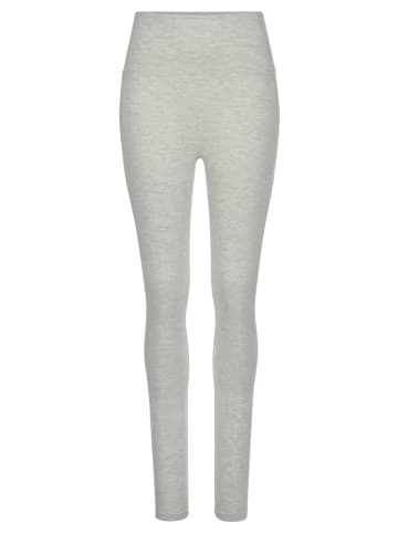 LASCANA Leggings in hellgrau-meliert