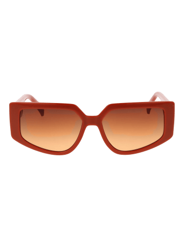 Liu Jo Frauen Sonnenbrille Rechtwinklig Orange
