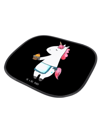 Mr. & Mrs. Panda Hitzeschutz Auto Einhorn Muffin ohne Spruch in Schwarz