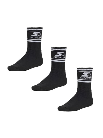 STARTER 3er-Set: Tennis-Socken in Schwarz