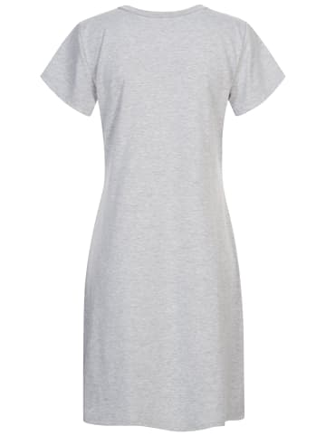 Cloud5ive Cloud5ive T-Shirt Dress Colorblock in heather grey